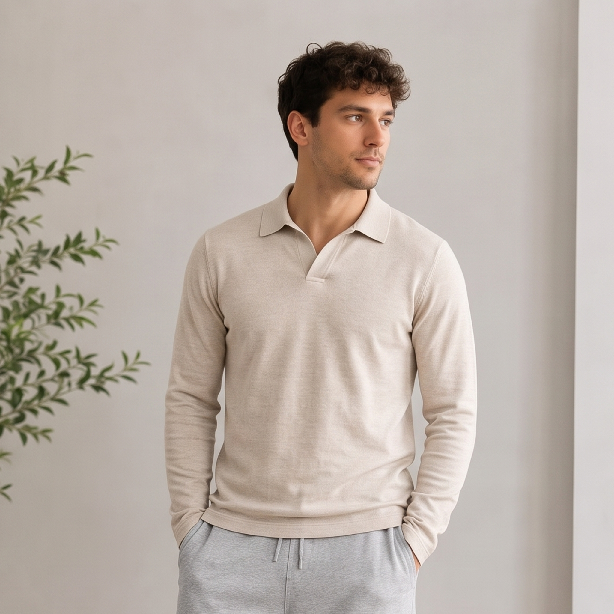 Long-Sleeve Turtleneck Men