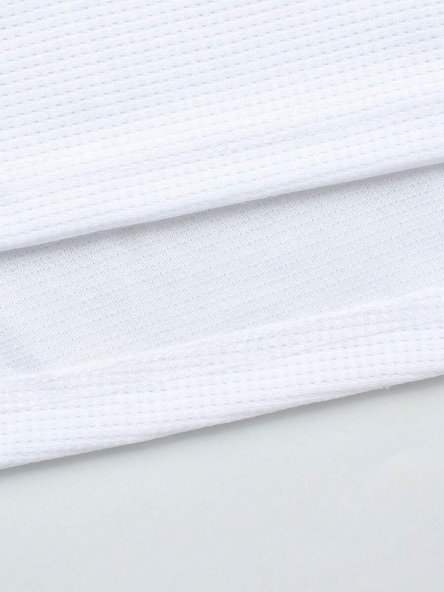 Men's polo shirt and shorts set with side pockets on shorts and pull-on style top