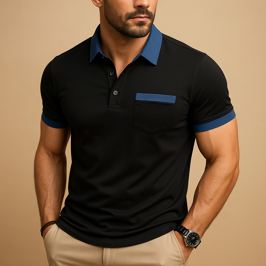 Men's summer polo shirt
