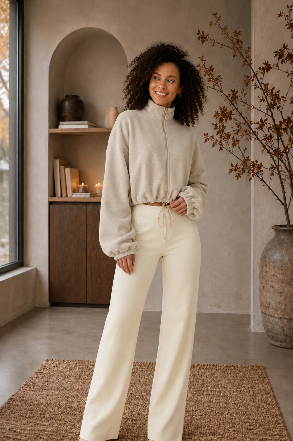 Bomber Fleece Jacket Women