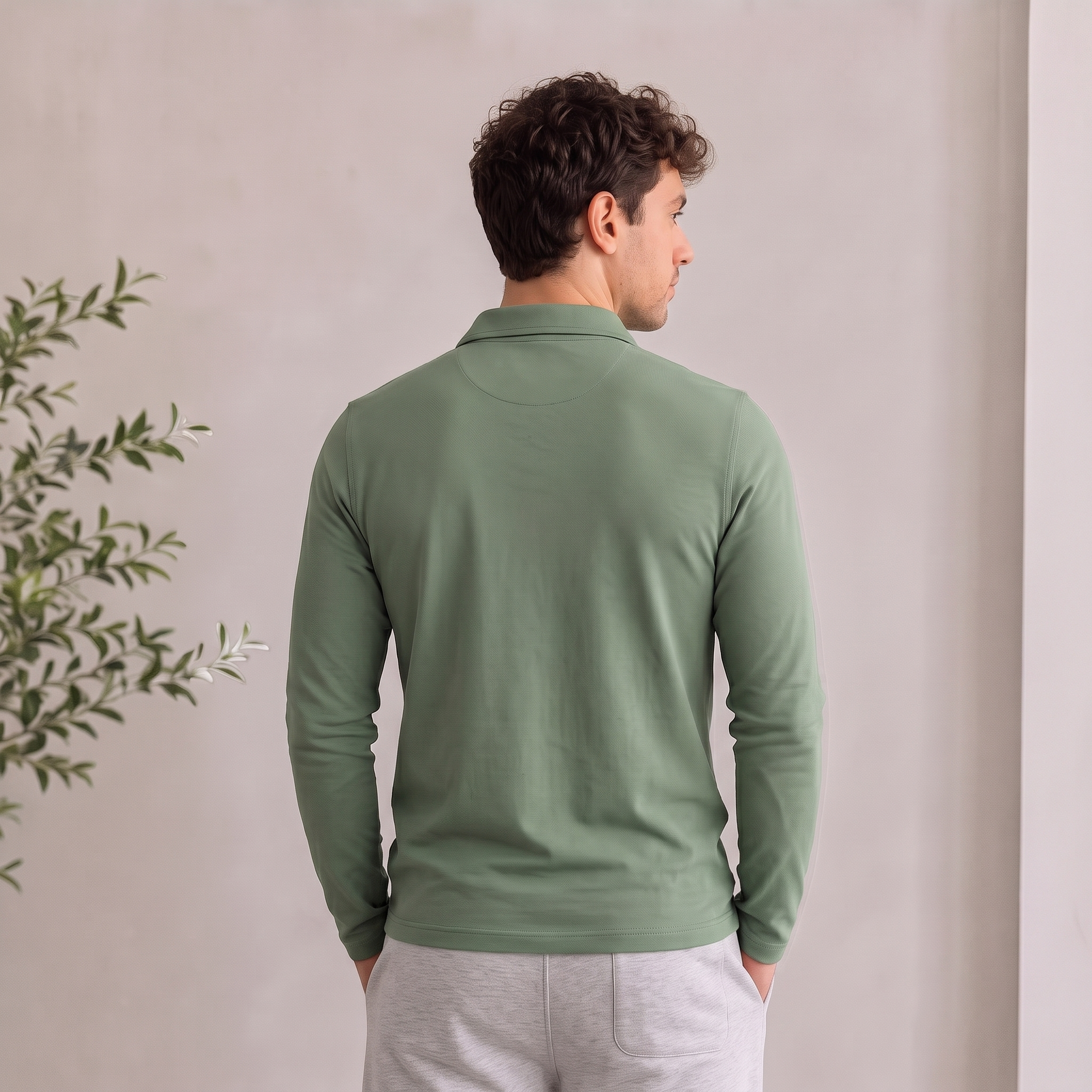 Long-Sleeve Turtleneck Men