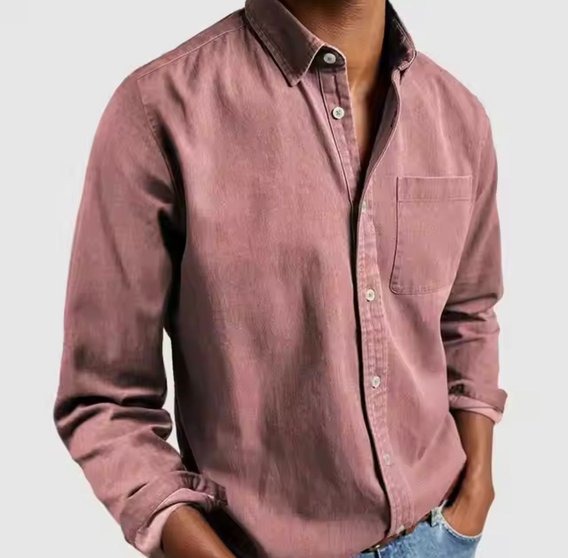 Men's zip-up knit cardigan with structured surface and long sleeve design