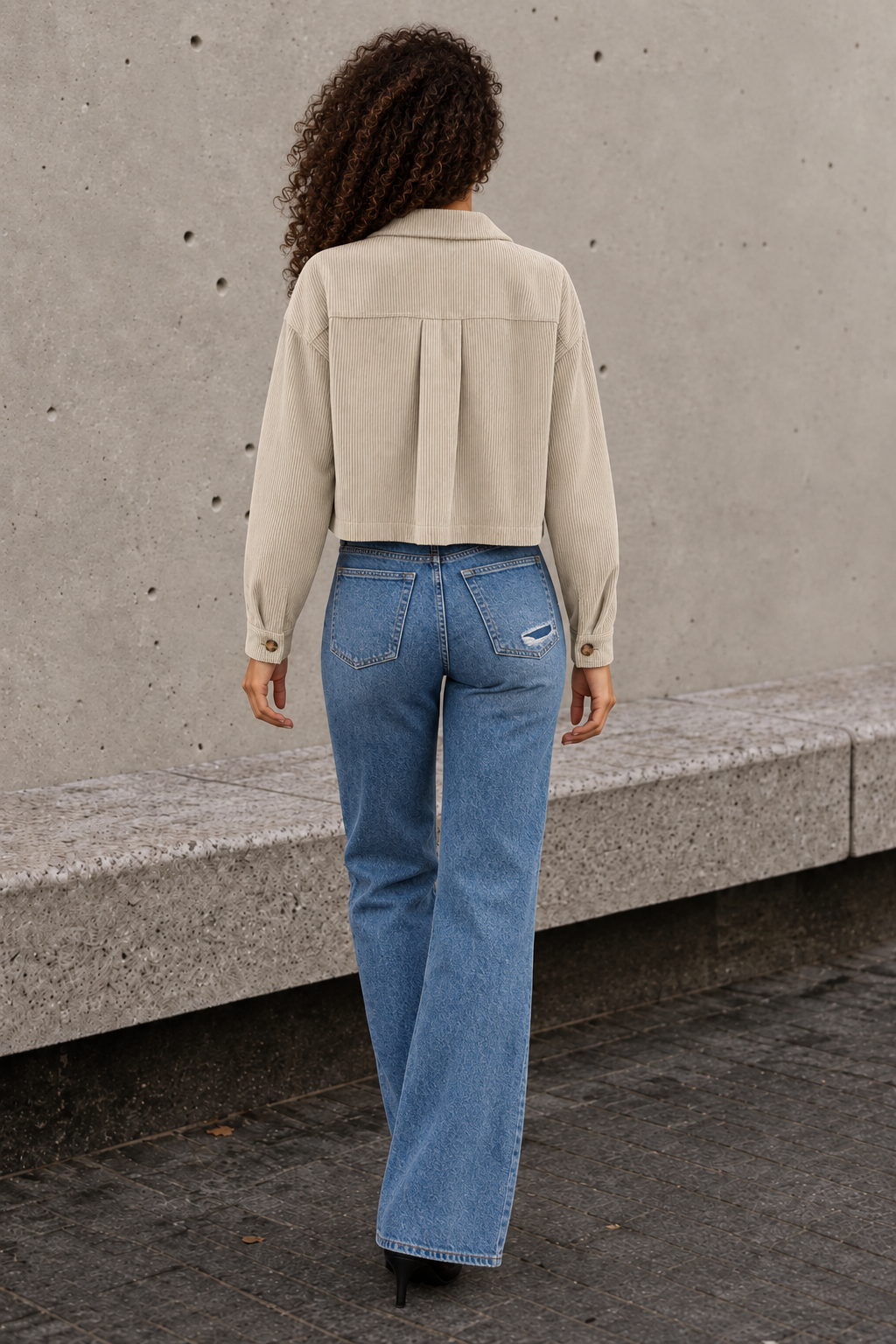 Corduroy Jacket Short Women