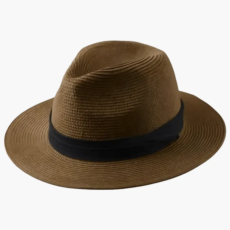 Straw Panama Hat Wide Brim Men