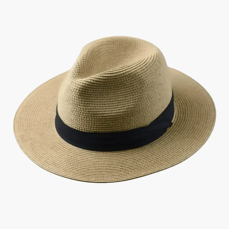 Straw Panama Hat Wide Brim Men