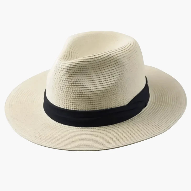 Straw Panama Hat Wide Brim Men