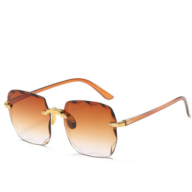 Square Rimless UV400 Sunglasses Unisex