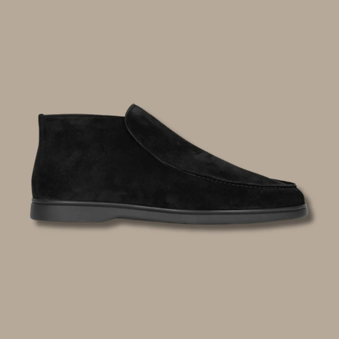 Mockaimitation loafer-sneaker för herr med elastisk insats
