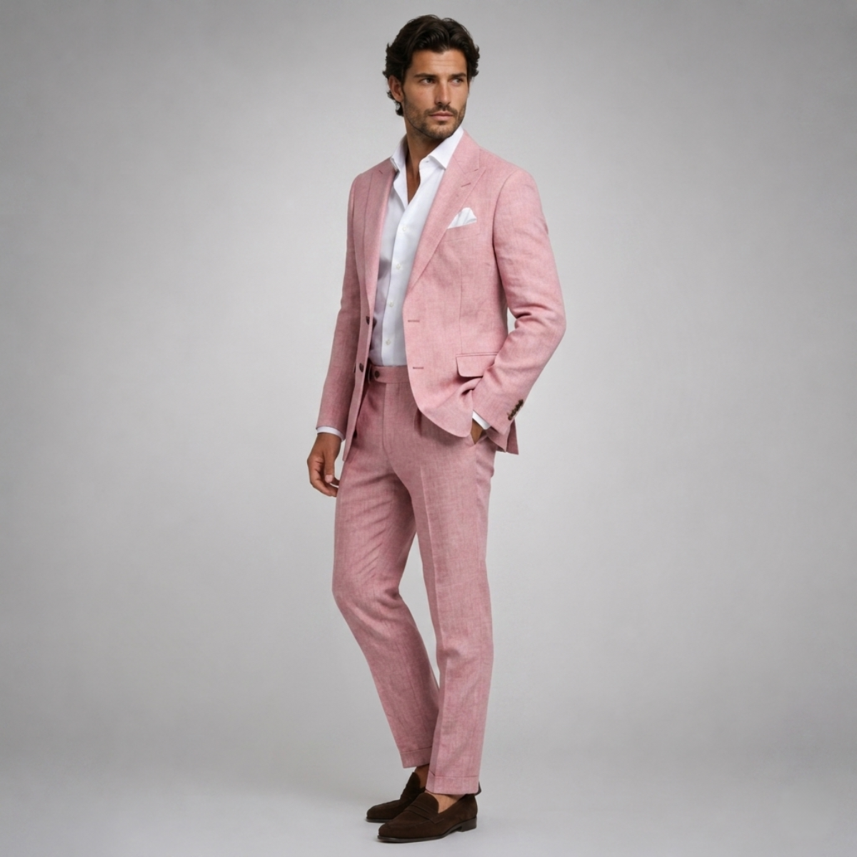 Slim fit blazer and trouser suit set