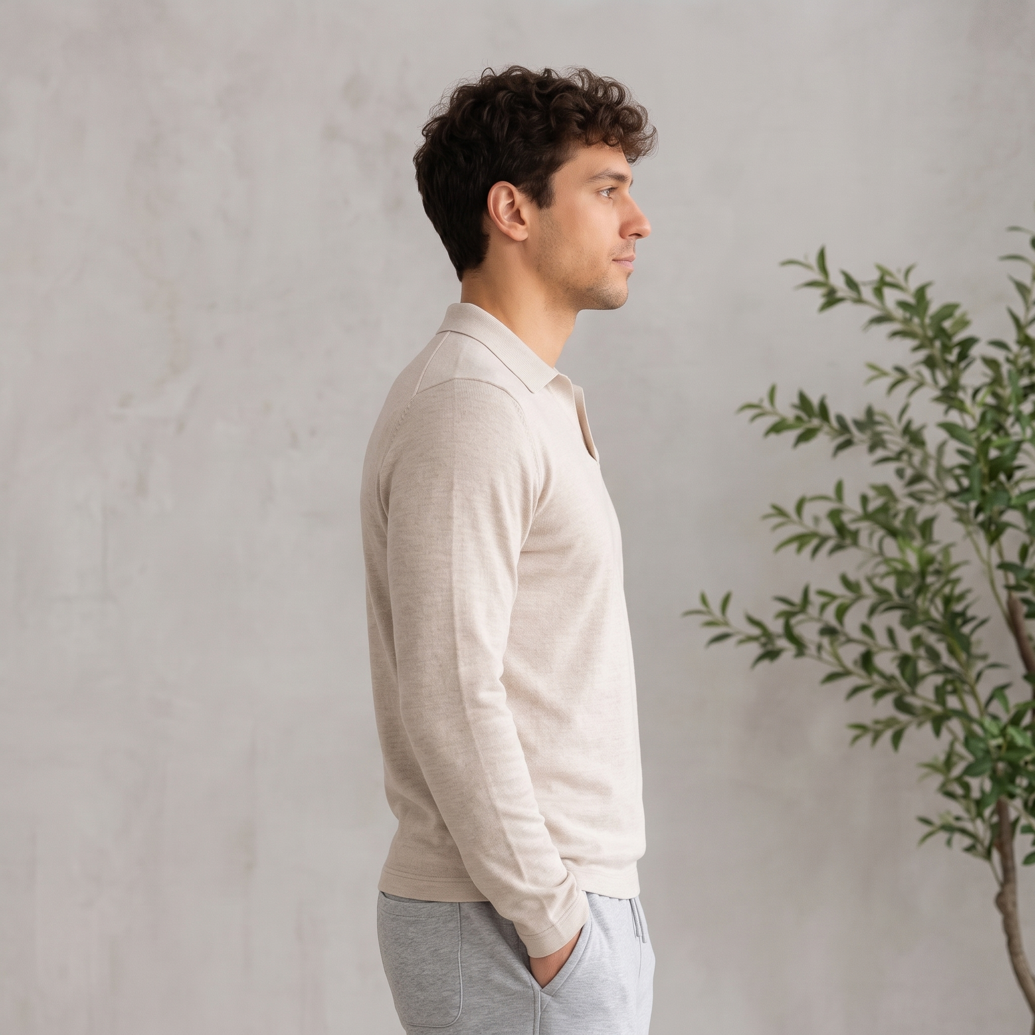 Long-Sleeve Turtleneck Men