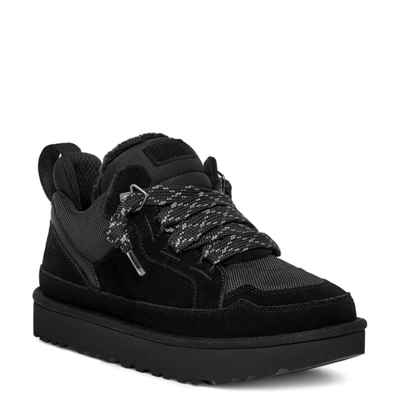 Women's panel-construction sneakers with reinforced eyelets, padded tongue, and low-top silhouette