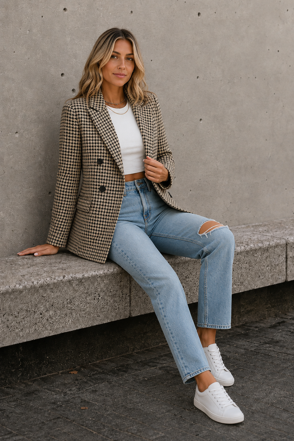 Classic Fitted Blazer Women