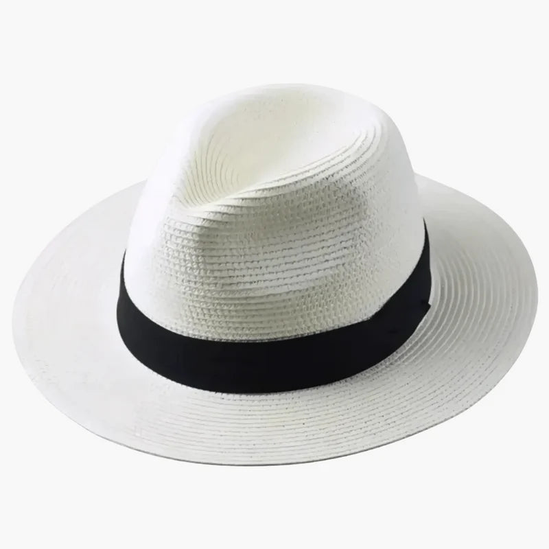 Straw Panama Hat Wide Brim Men