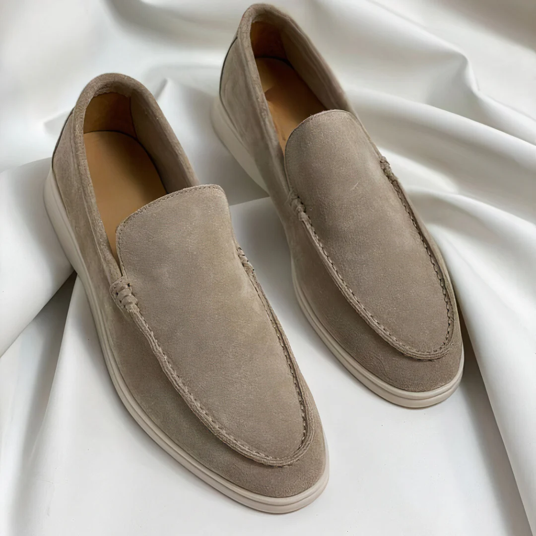 Milano Loafers Dam Mocka – Bekväm Slip-On Sko med Anti-Slip Sula och Minimalistisk Design