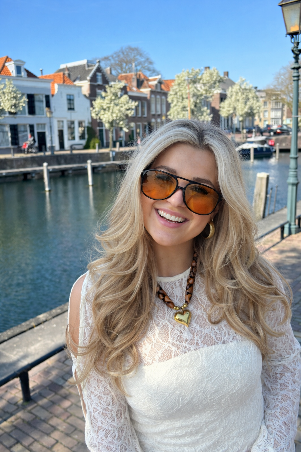 Orange Lens Sunglasses  Women