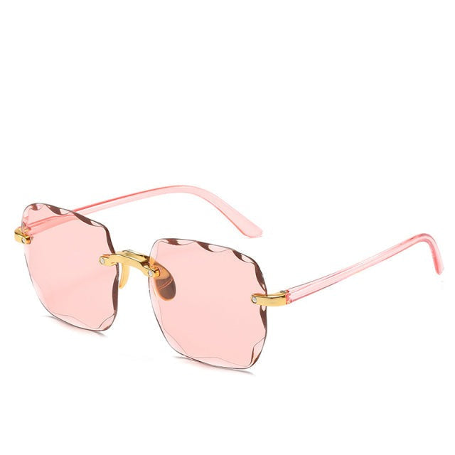 Square Rimless UV400 Sunglasses Unisex