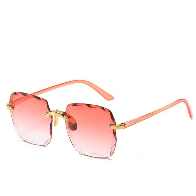 Square Rimless UV400 Sunglasses Unisex