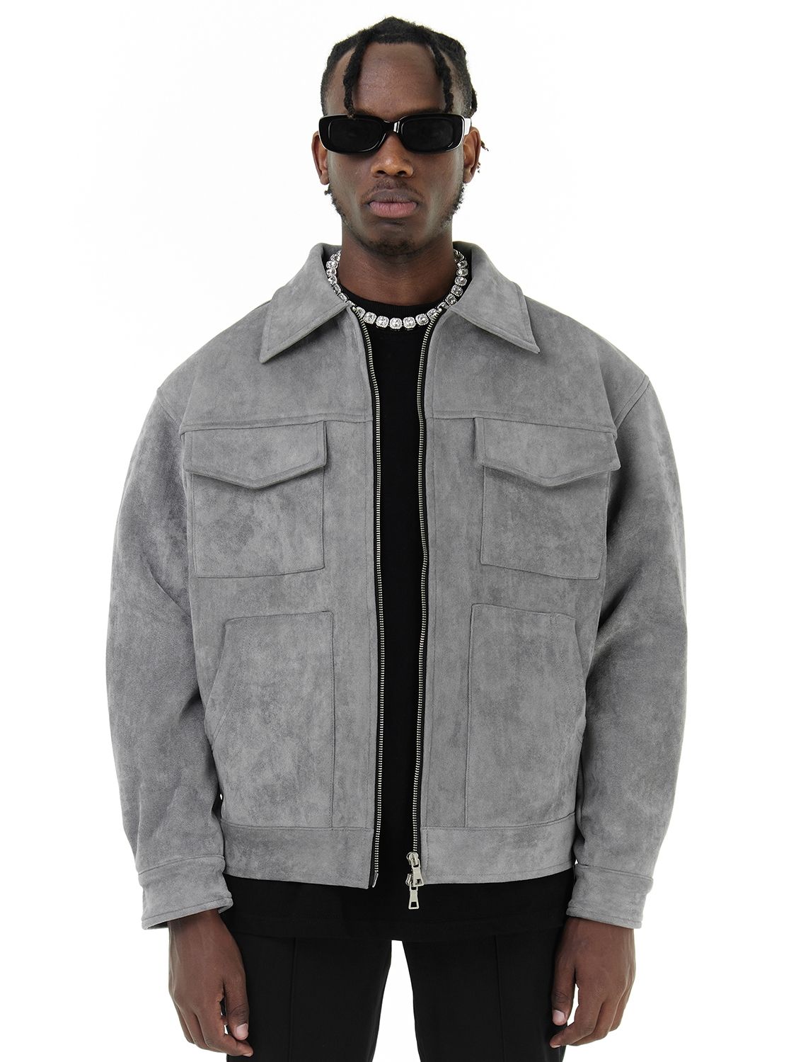 Streetwear Jacka Trendig Design Hållbar