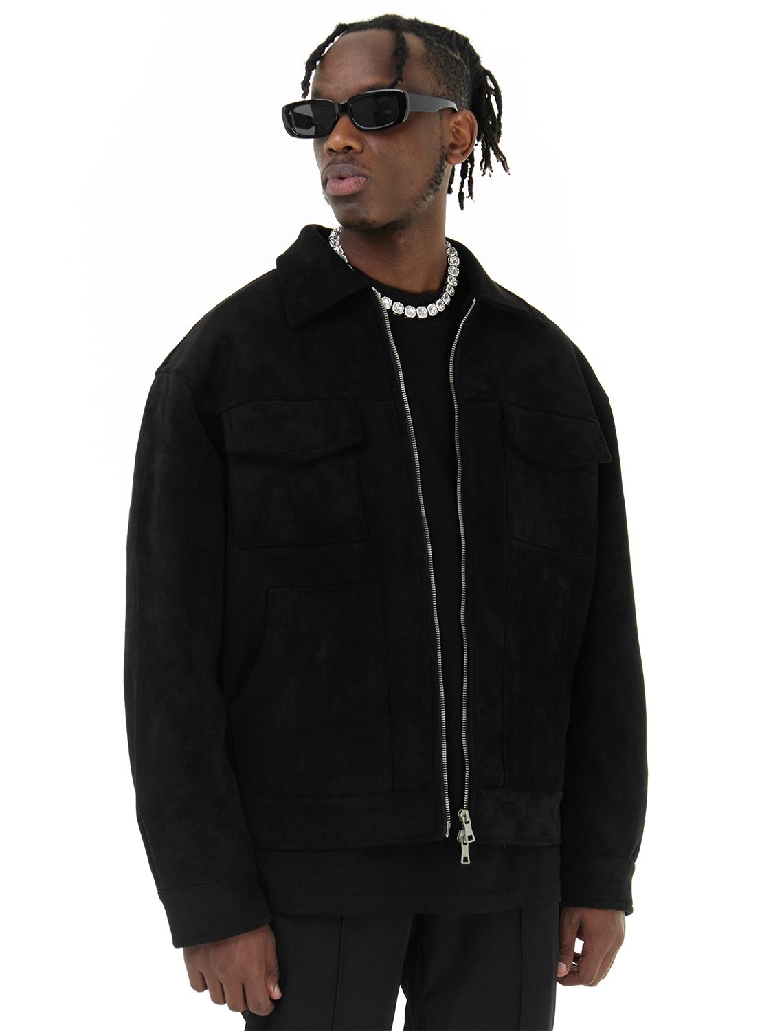 Streetwear Jacka Trendig Design Hållbar