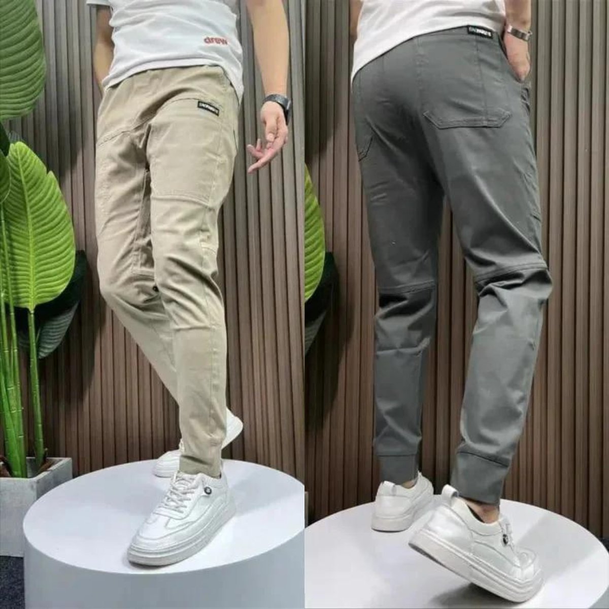Viktor Byxor Svart Stretch Komfort (Män)